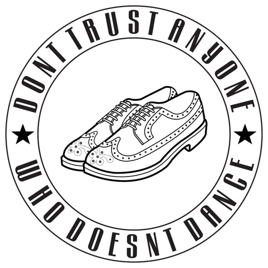 Don't Trust Anyone Who Doesn't Dance 3" Circle Logo Patch