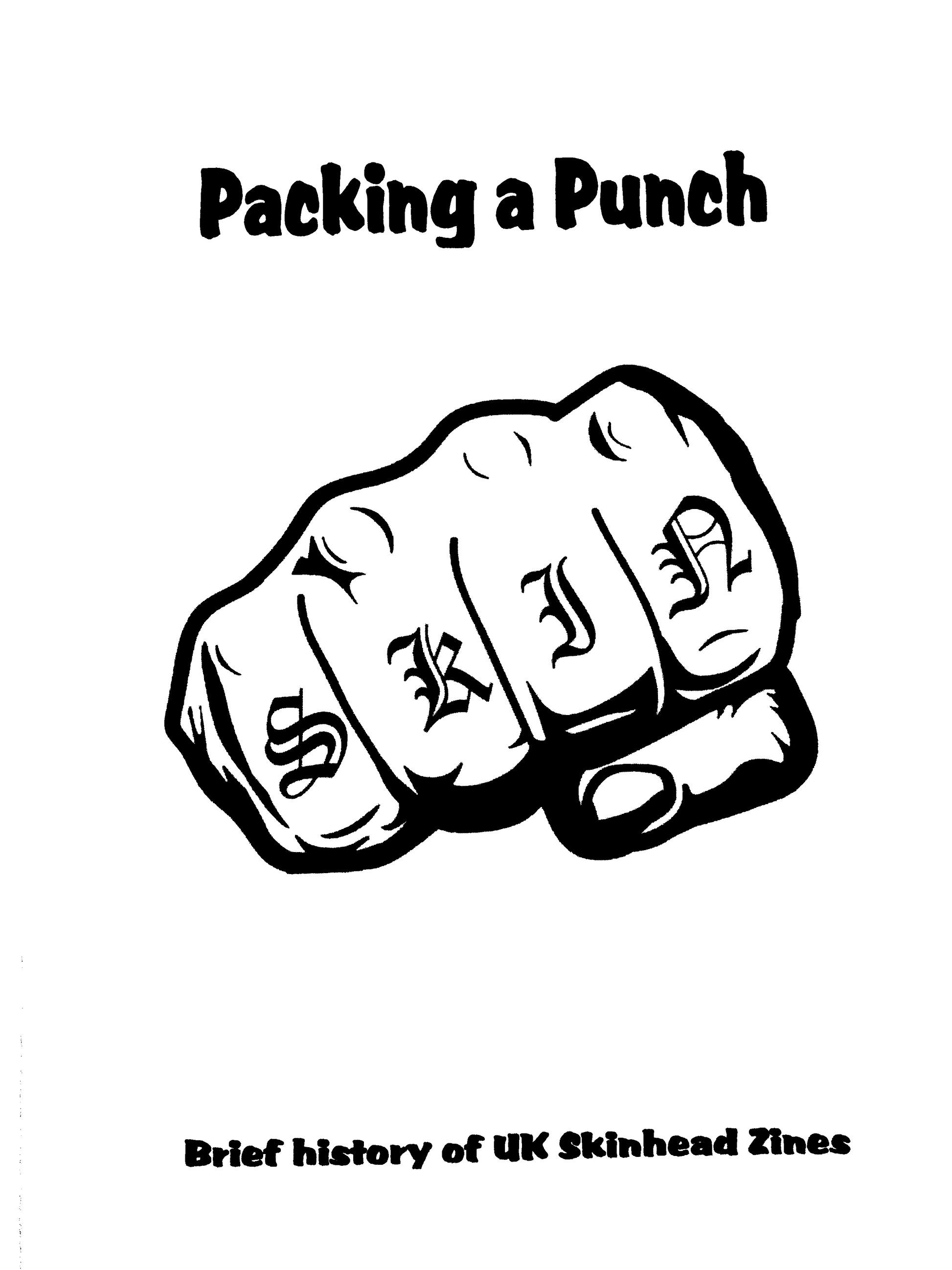 Packing A Punch Brief History Of Uk Skinhead Zines Dtawdd